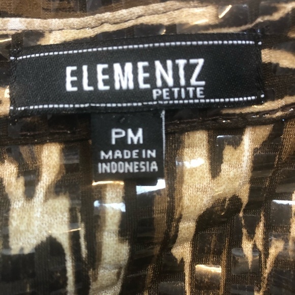 ELEMENTZ On Trend Petite Leopard Print Button Front… - Picture 7 of 9